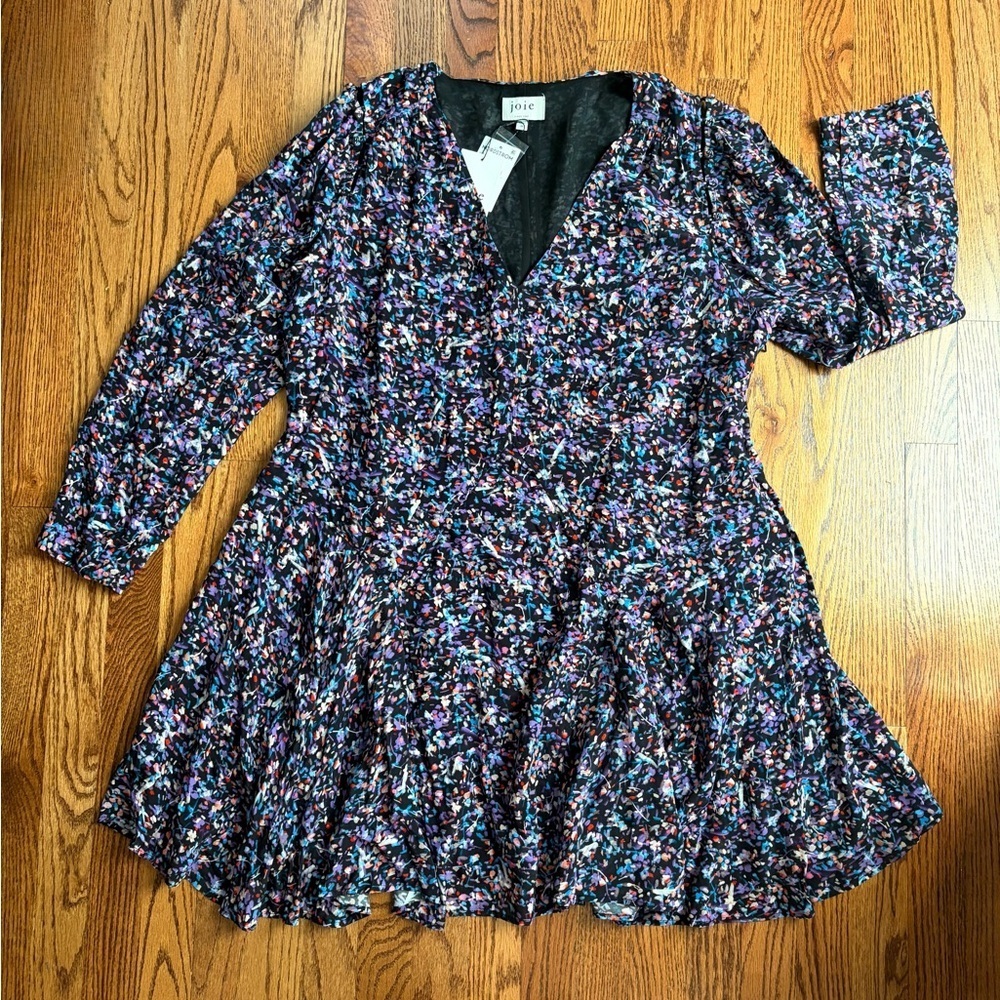 Joie Rowley Mini Dress – NWT
Color: Caviar Black Multi • Size 2X - Picture 4 of 13